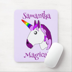 Tapis De Souris Conception Unicorn personnalisée