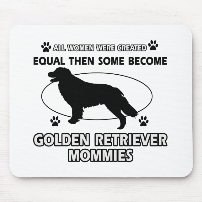 Tapis De Souris Conceptions de chien de golden retriever (Devant)