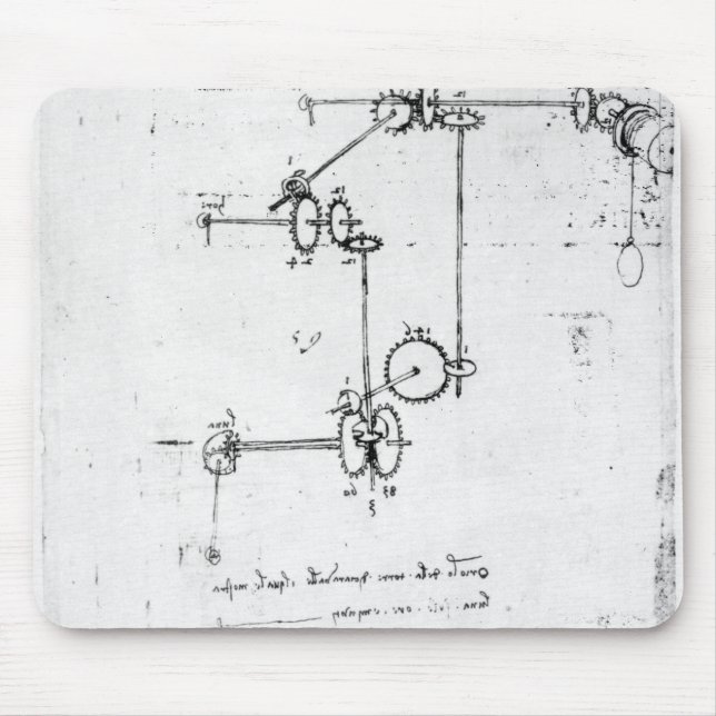 Tapis De Souris Conceptions de machines, fol. 399v-b (Devant)