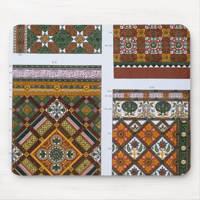 Tapis De Souris Conceptions pour la majolique et les tuiles émaux (Devant)