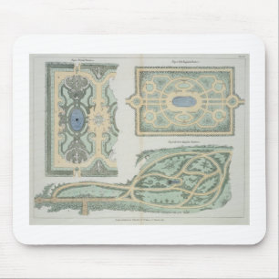 Tapis De Souris Conceptions pour le Français, le vieil anglais