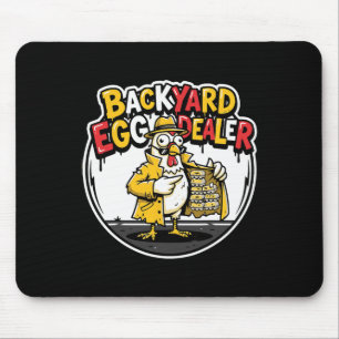 Tapis De Souris Concessionnaire d'œufs de basse-cour Dessin de pou