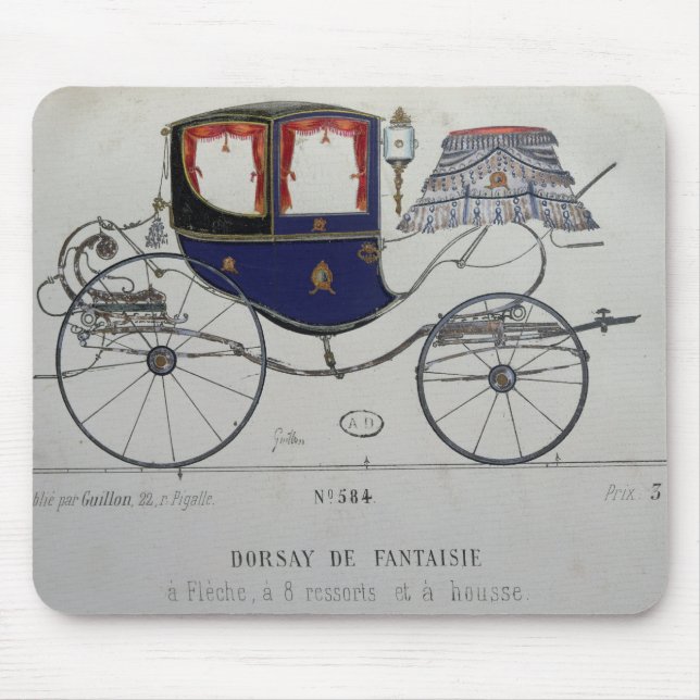 Tapis De Souris Concevez pour 'Coupe Dorsay de Fantaisie' (Devant)