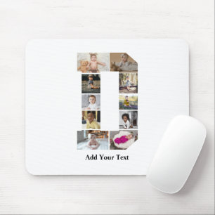 Tapis De Souris Concevez votre propre lettre D photo Collage