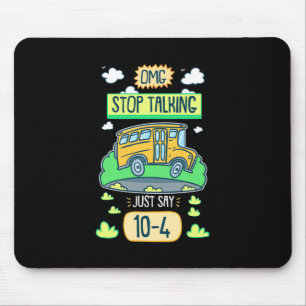 Tapis De Souris Conducteur de bus - arrêt Omg