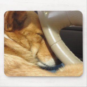 Tapis De Souris Conducteur sommeillant Mousepad de corgi