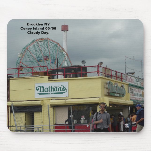 Tapis De Souris Coney Island NY par Nathan (Devant)