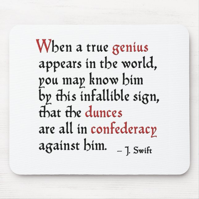 Tapis De Souris Confederacy des cancres (Devant)