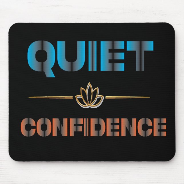 Tapis De Souris Confiance discrète (Devant)