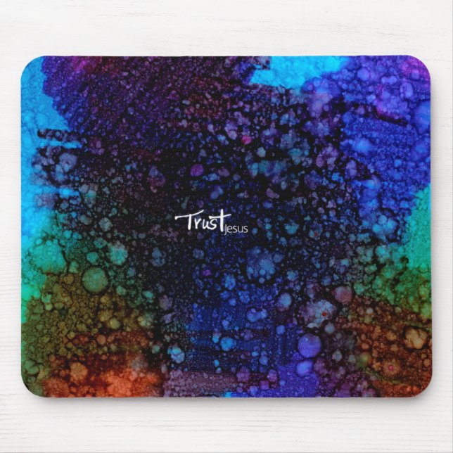 Tapis De Souris Confiance Jésus (Devant)