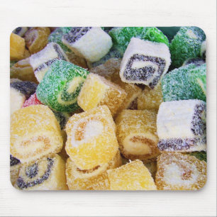 Tapis De Souris Confiserie Sucreries Dessert Paix Amour Fête Desti