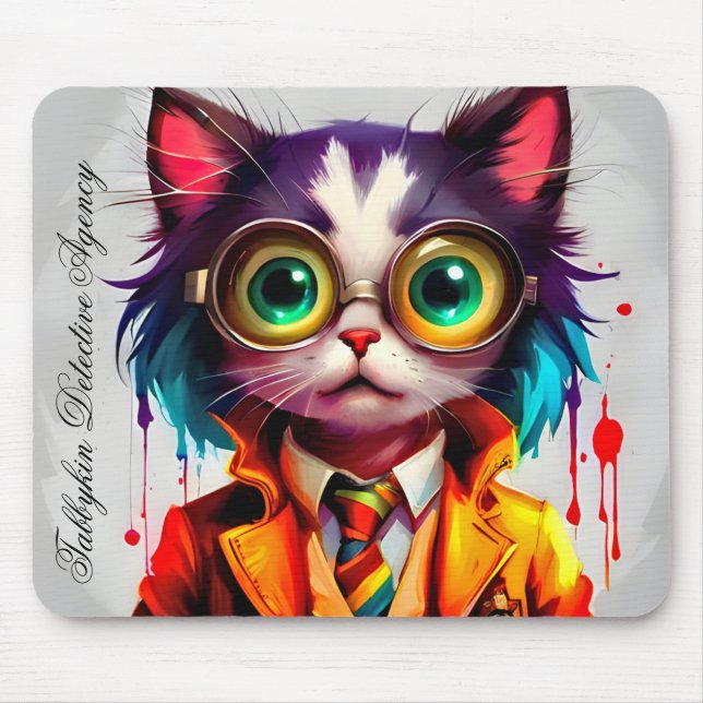 Tapis De Souris "Conin" de l'agence de surveillance Tabbykin (Devant)