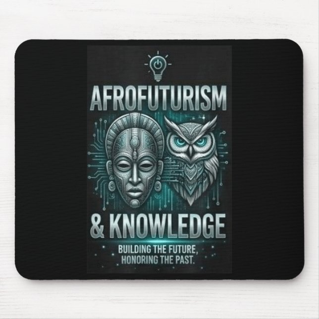 Tapis De Souris Connaissance de l'Afrofuturisme masque africain ch (Devant)