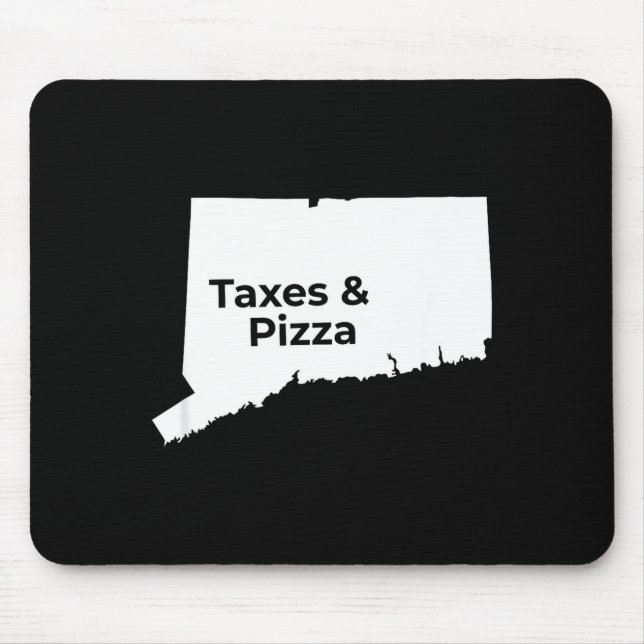 Tapis De Souris Connecticut Taxes &amp; Connecticut Zza  (Devant)