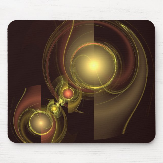 Tapis De Souris Connexion intime Art Abstrait Mousepad (Devant)