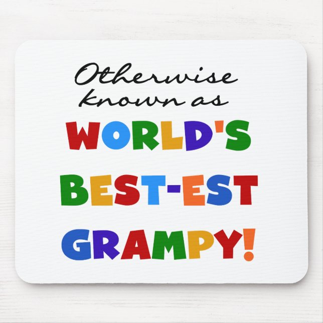 Tapis De Souris Connu par ailleurs comme le meilleur cadeau Grampy (Devant)