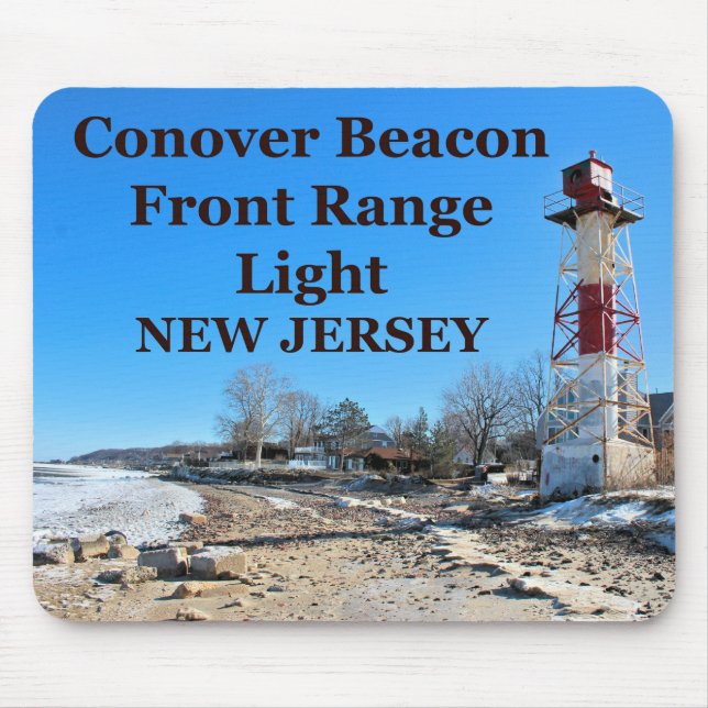 Tapis De Souris Conover Beacon Feu avant de portée, NJ Mousepad (Devant)