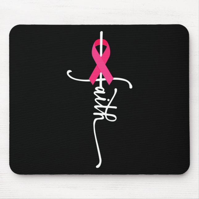Tapis De Souris Conscience du cancer du sein Conscience du cancer  (Devant)