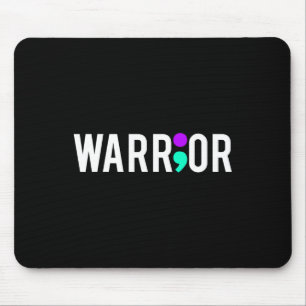 Tapis De Souris Conscience du suicide Guerrier Conception Cadeau P