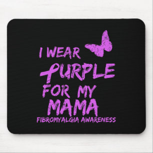 Tapis De Souris Conscience Je Porte Du Violet Pour Ma Mama 6