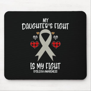 Tapis De Souris Conscience Le combat de ma fille est mon combat ma