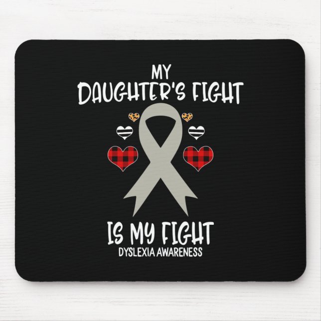 Tapis De Souris Conscience Le combat de ma fille est mon combat ma (Devant)