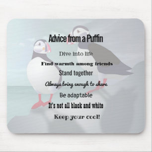 Tapis De Souris Conseil d'un Puffin Design Pad de souris