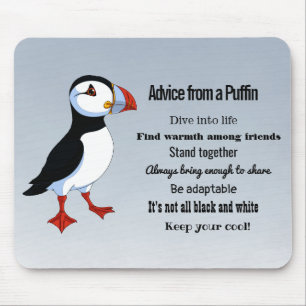 Tapis De Souris Conseil d'un Puffin Design Pad de souris