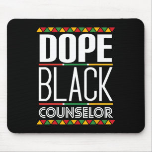 Tapis De Souris Conseil noir de drogue Mois de l'histoire noire