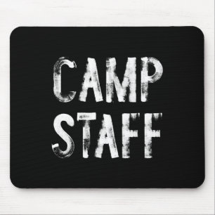 Tapis De Souris Conseiller de personnel de camp de camping 