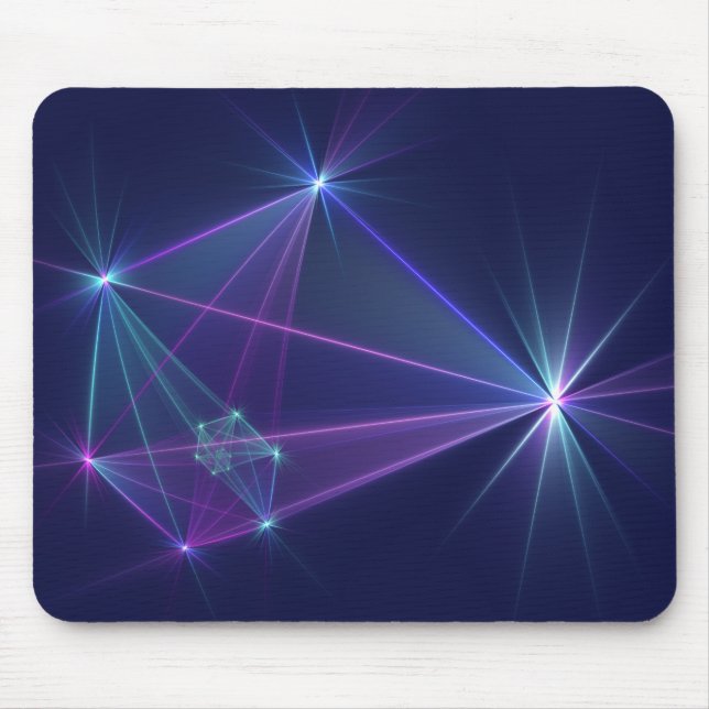 Tapis De Souris Constellation, Art Fractal Fantastique Abstrait (Devant)