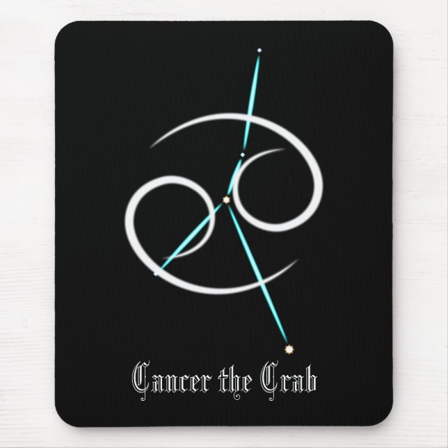 Tapis de souris constellation du zodiaque Cancer (Devant)