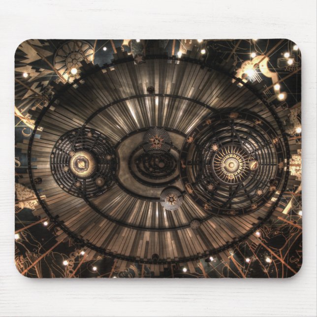 Tapis De Souris Constellations Zodiac mécanique Steampunk (Devant)