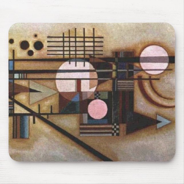 Tapis De Souris Construction adoucie Kandinsky (Devant)