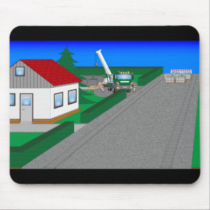 Tapis De Souris Construction de routes