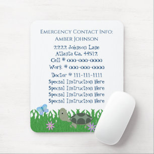 Tapis De Souris Contact Mousepad de secours