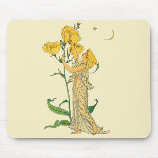 Tapis De Souris Conte de Fées Vintage, Primevère du Soir, Walter C