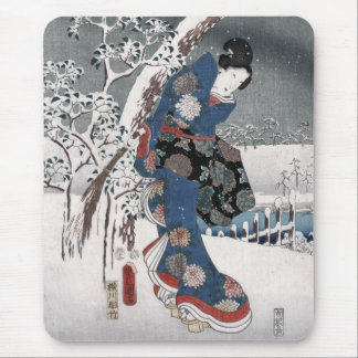 Tapis De Souris Conte de Genji Toyokuni Hiroshige Art japonais