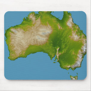 Tapis De Souris Continent de l'Australie