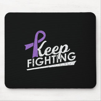 Tapis De Souris Continuez à combattre Alzheimer's Epilepsy Warrior