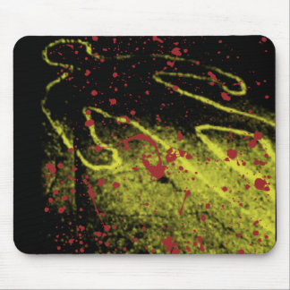 Tapis De Souris Contour de craie