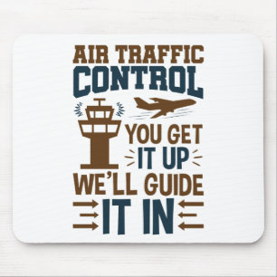 Tapis De Souris Contrôle De La Circulation Aérienne Vous L'Obten