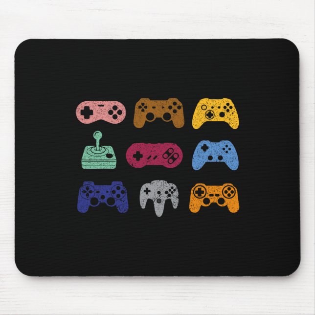 Tapis De Souris Contrôle vidéo contrôleur console de jeu de contrô (Devant)