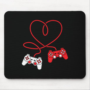 Tapis De Souris Contrôleur de jeu Coeur Funny Valentines Day Boy &