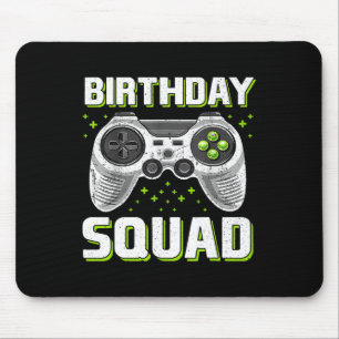 Tapis De Souris Contrôleur De Jeu Vidéo Squad Pour Gamer Boys Girl