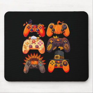 Tapis De Souris Contrôleurs Automne Jeux Vidéo Jeu Turquie Thanksg