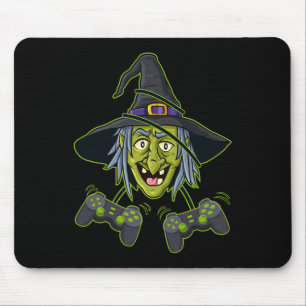 Tapis De Souris Contrôleurs vidéo de sorcière Halloween Garçons En