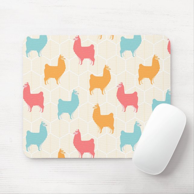 Tapis De Souris Convention de Llama (Avec souris)