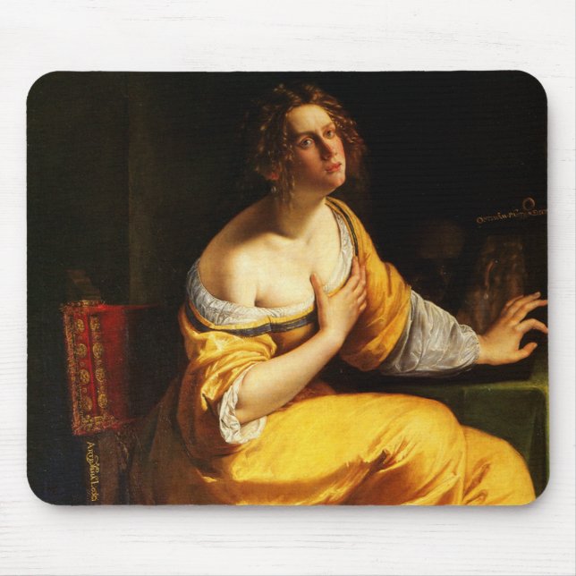 Tapis De Souris Conversion du Magdalene - Artemisa Gentileschi (Devant)