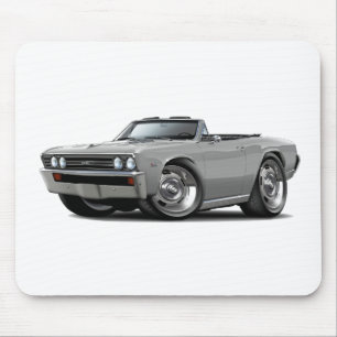 Tapis De Souris Convertible 1967 argenté de Chevelle